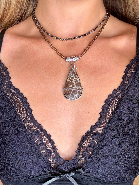 The Harvest Witch Collection: Set 4 - Asteriod Jasper & Smoky Quartz