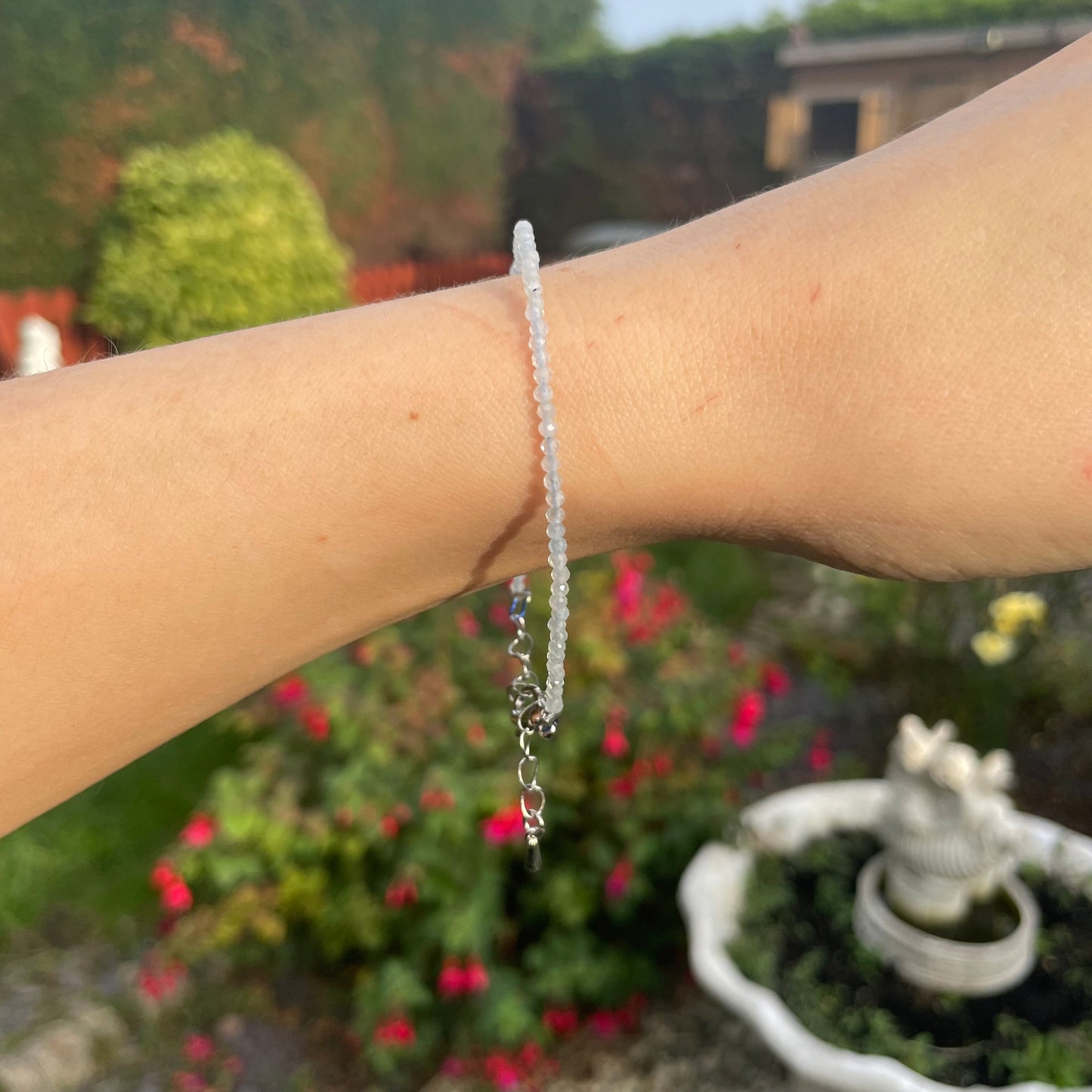 Aquamarine Minimalist Bracelet 🌊