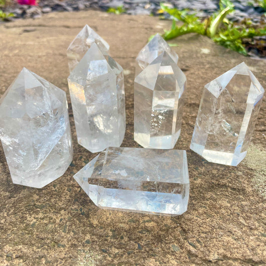 Clear Quartz Extra Chunky Towers 9-10cm