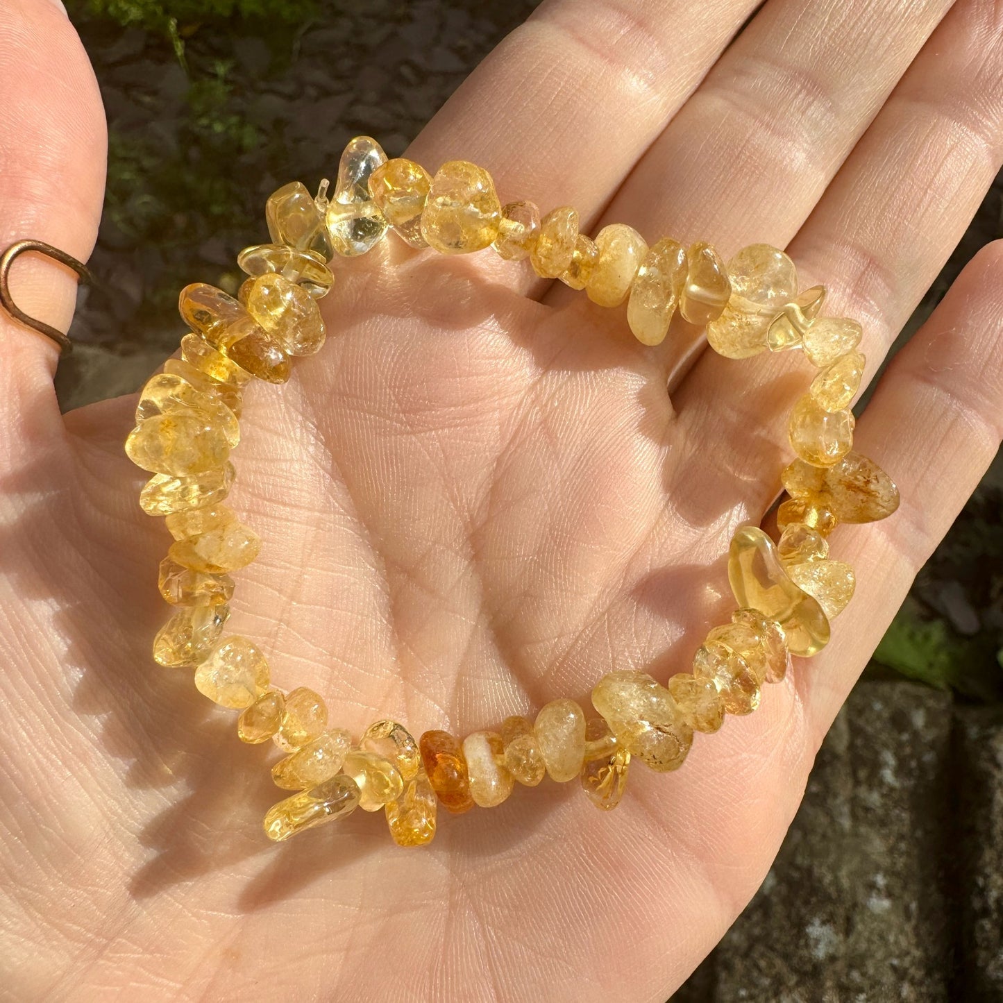 Citrine Chip Bracelet