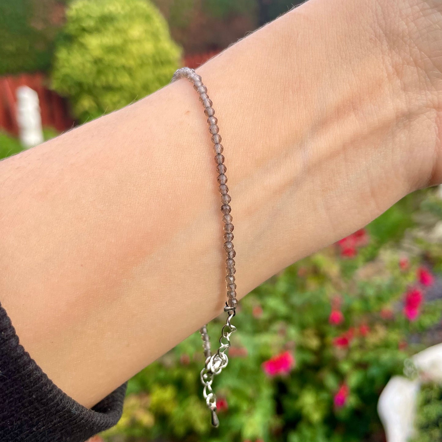 Smoky Quartz Minimalist Bracelet 🤎