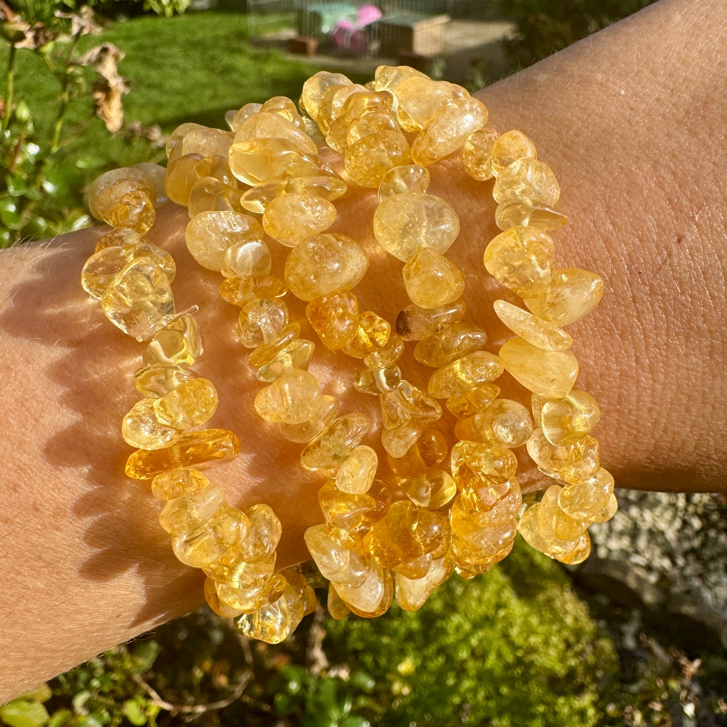 Citrine Chip Bracelet
