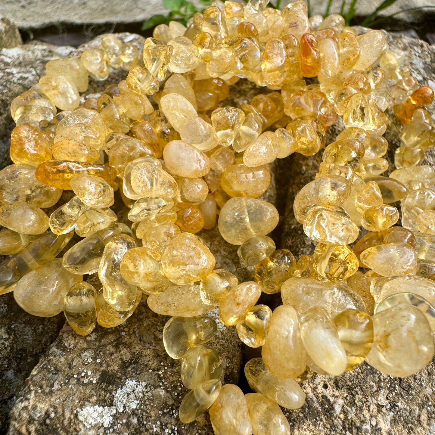 Citrine Chip Bracelet
