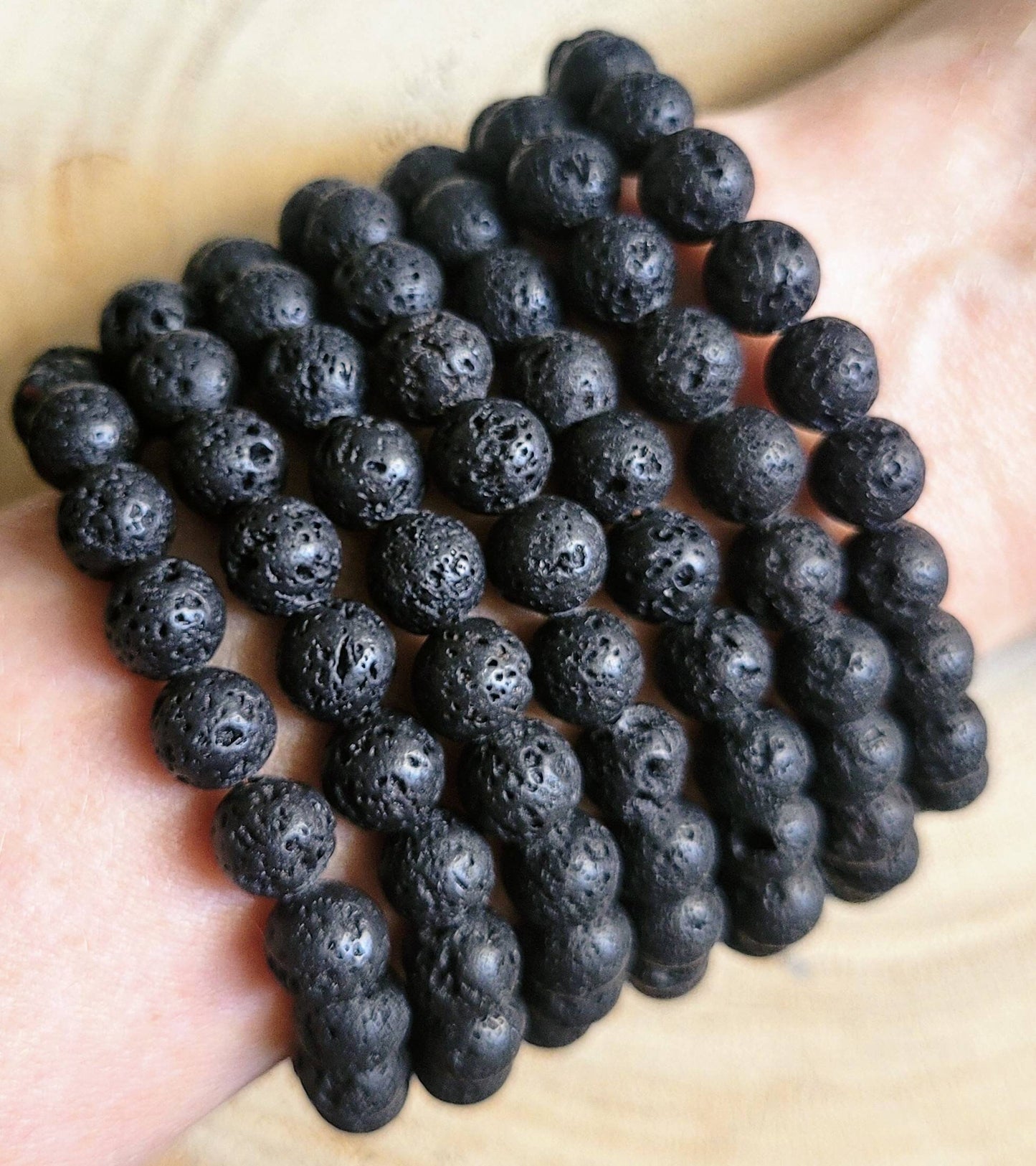 lava bead Bracelet gift for him or her aromatherapy jewellery for men or women