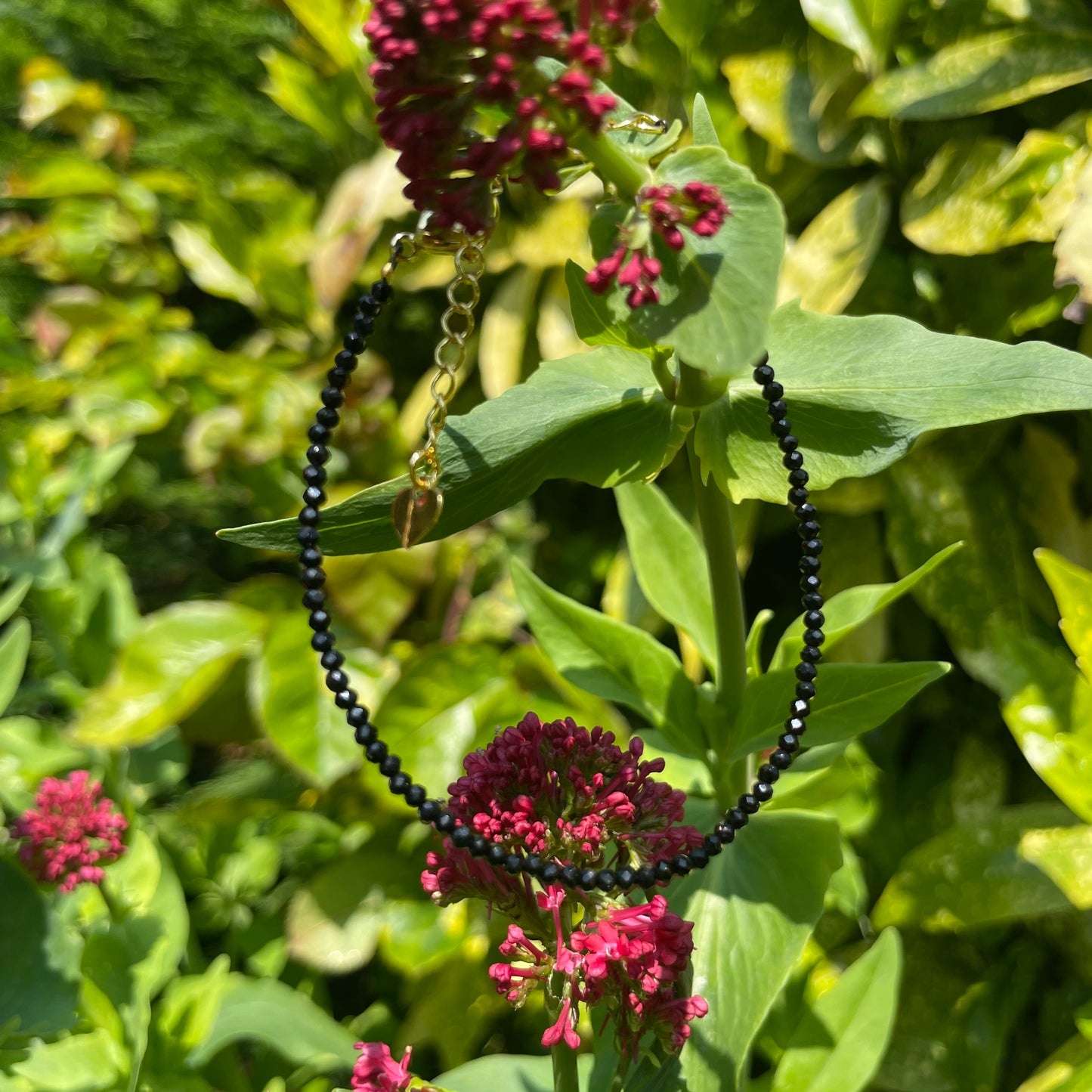 Black Tourmaline Adjustable Minimalist Bracelet