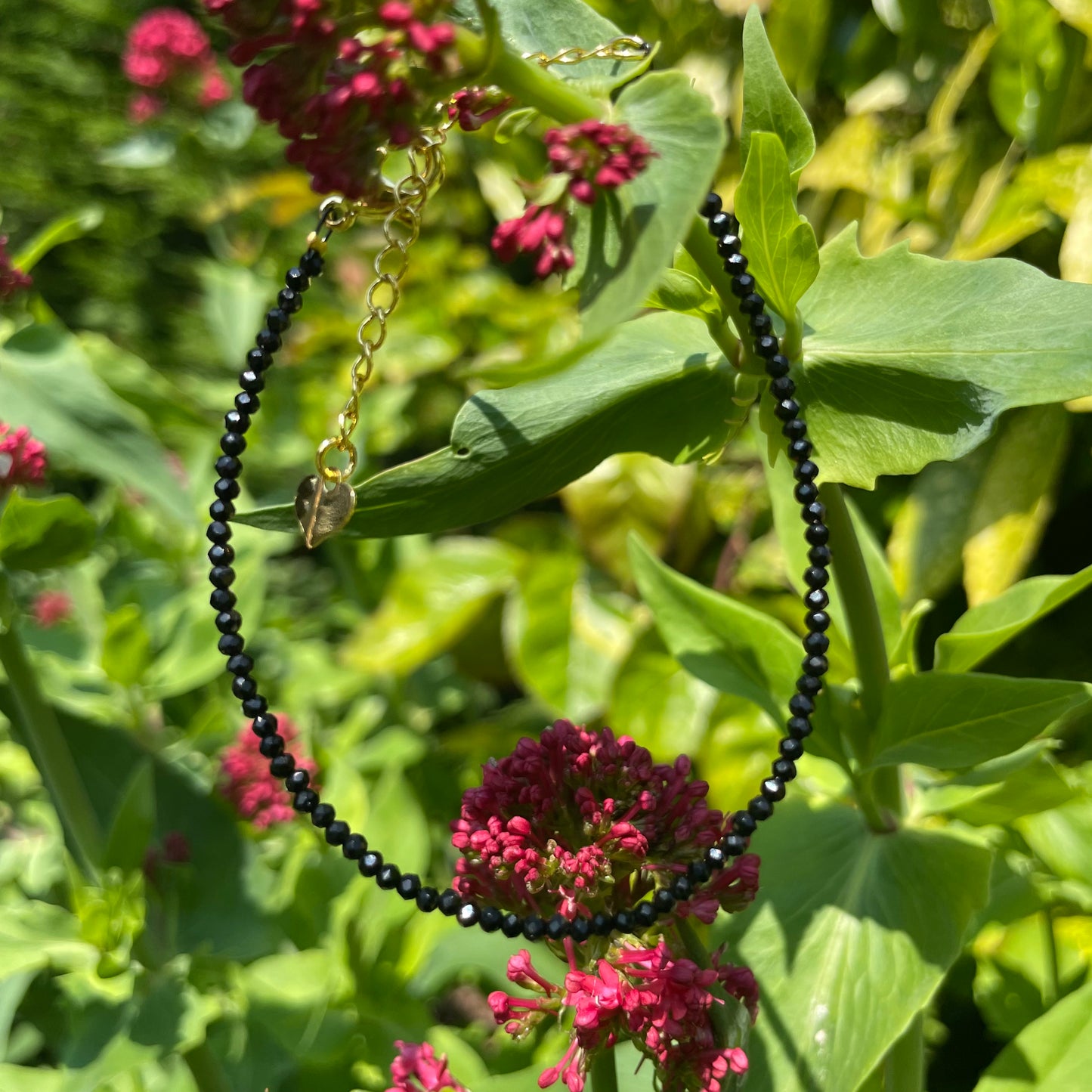 Black Tourmaline Adjustable Minimalist Bracelet