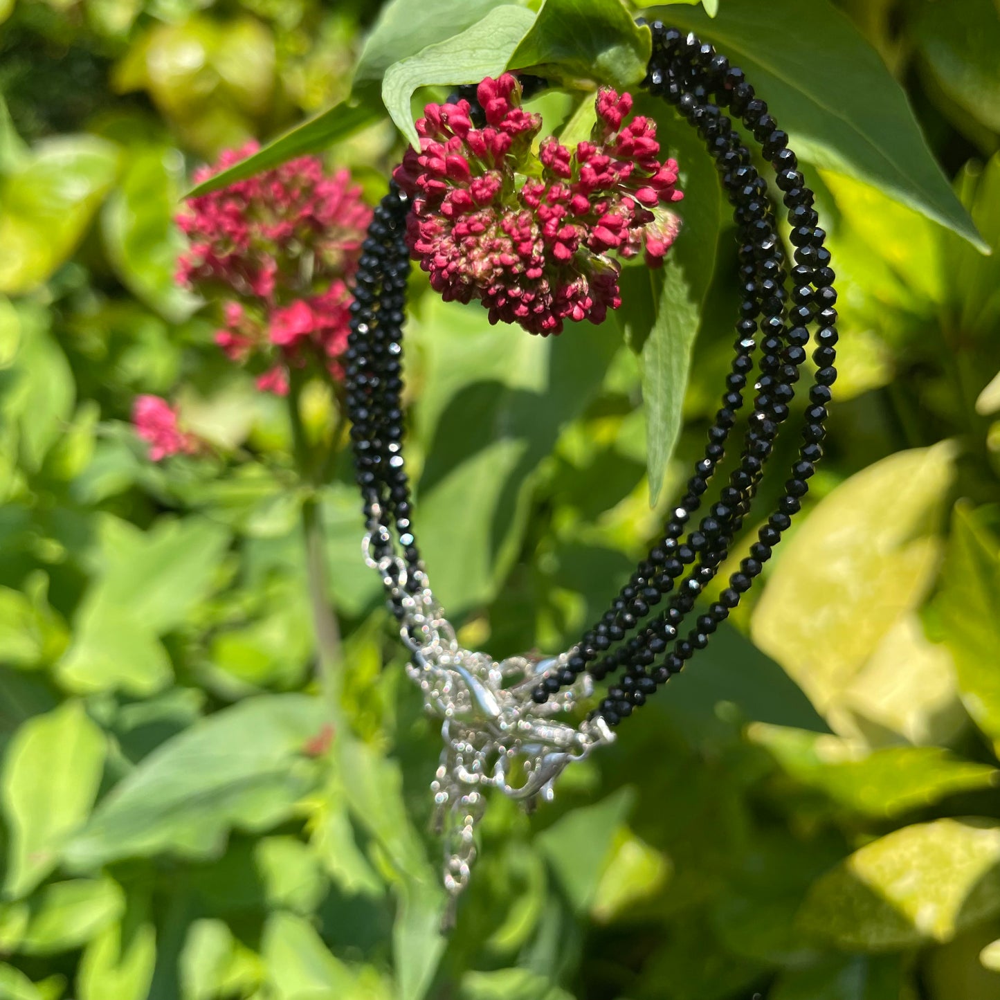Black Tourmaline Adjustable Minimalist Bracelet