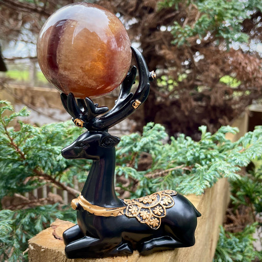 Deer Sphere Stand 🦌🖤✨