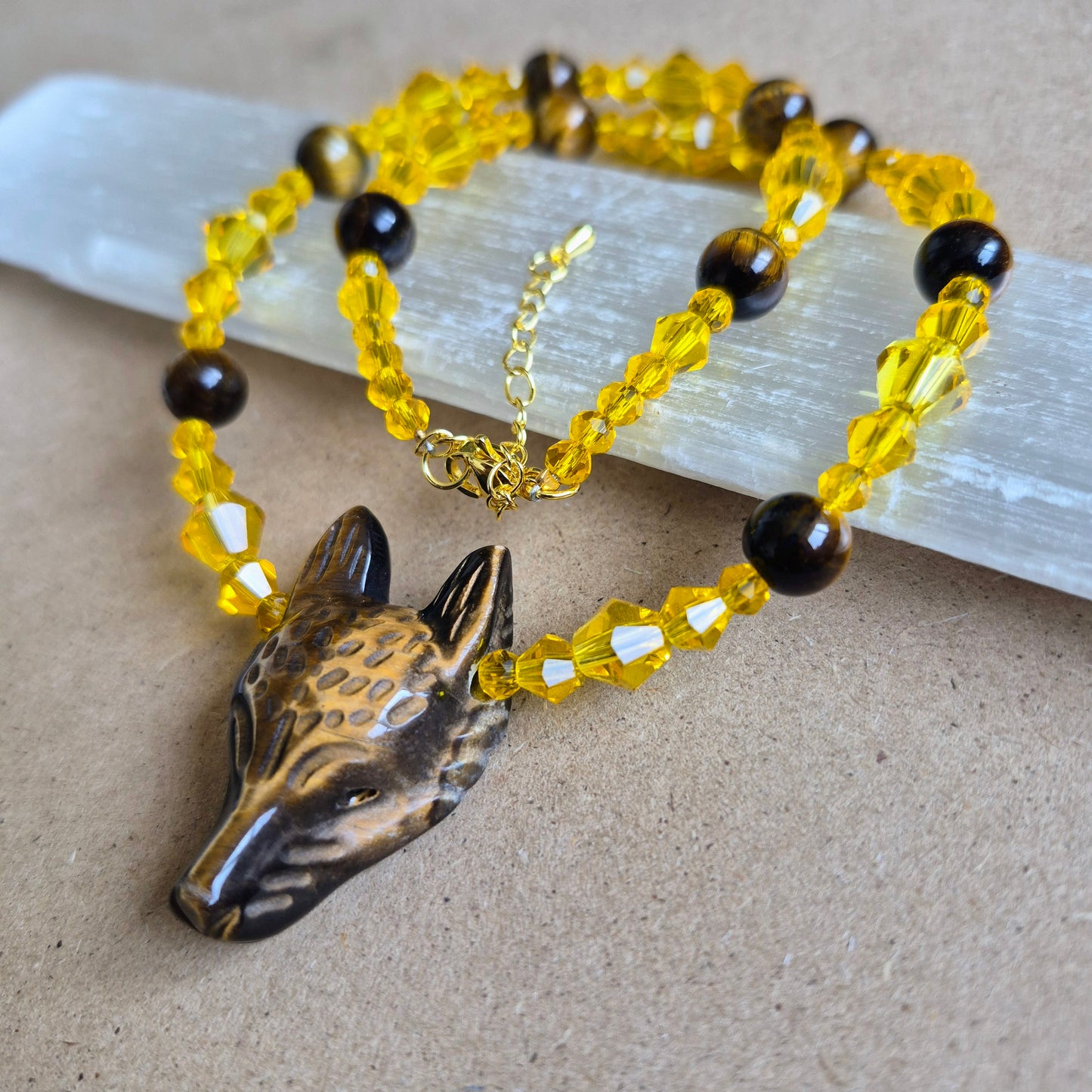 Tigers eye Choker Necklace