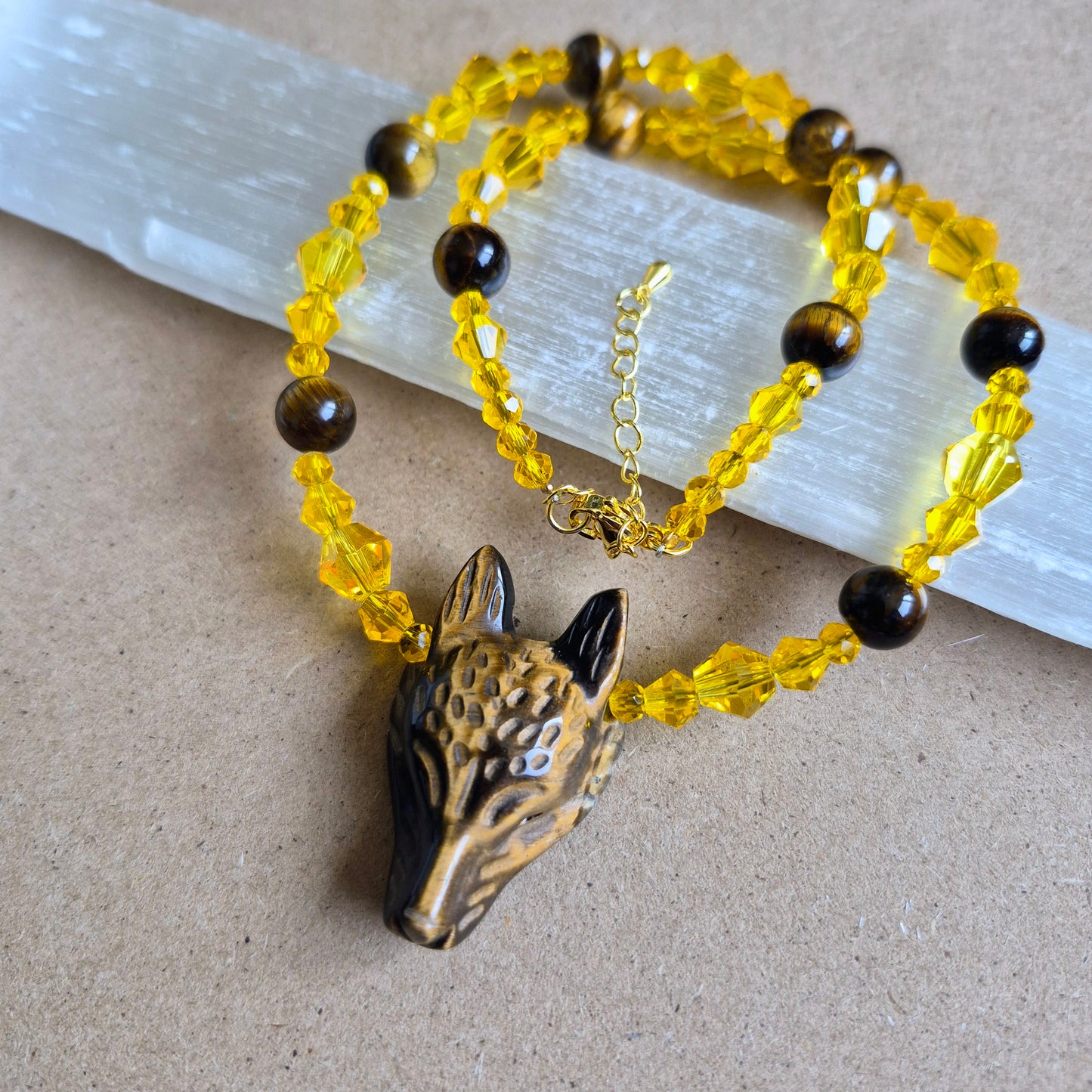 Tigers eye Choker Necklace