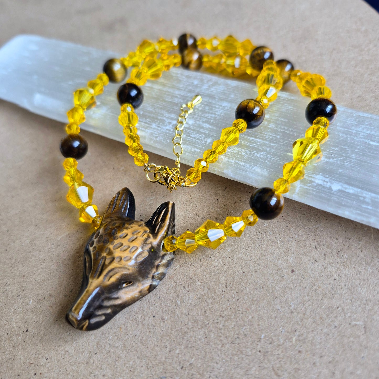 Tigers eye Choker Necklace