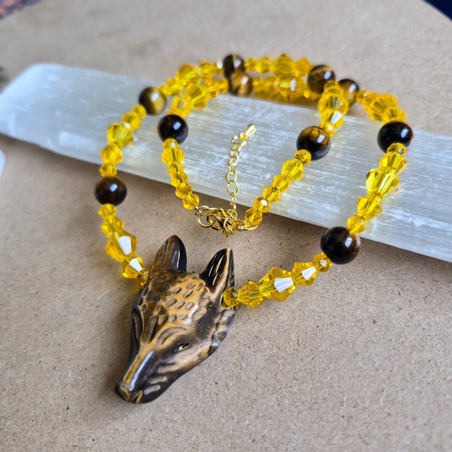Tigers eye Choker Necklace