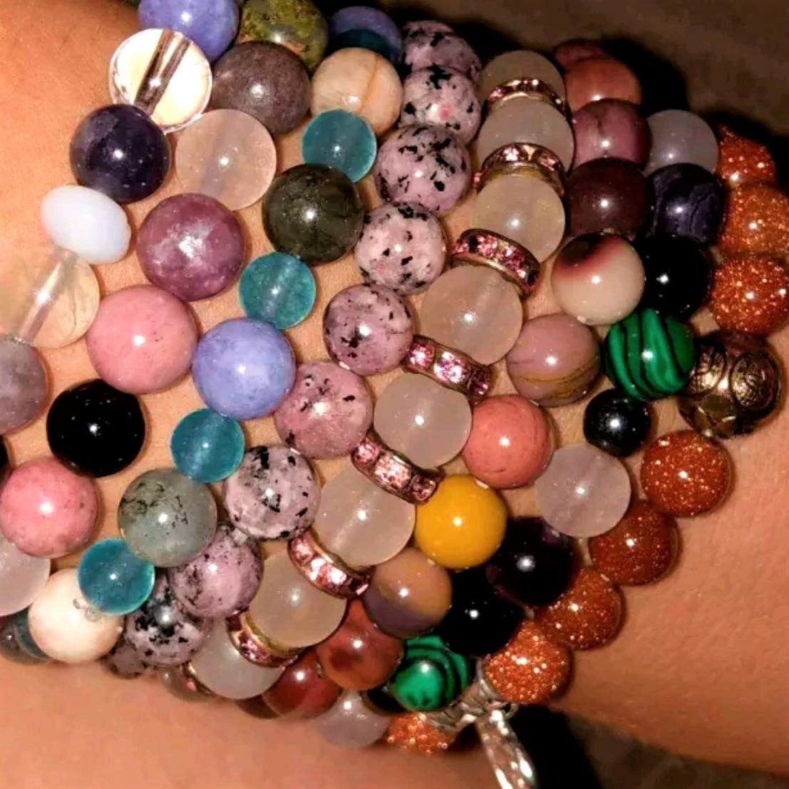 Custom Made Beaded Bracelet - Choose Your Own Crystals