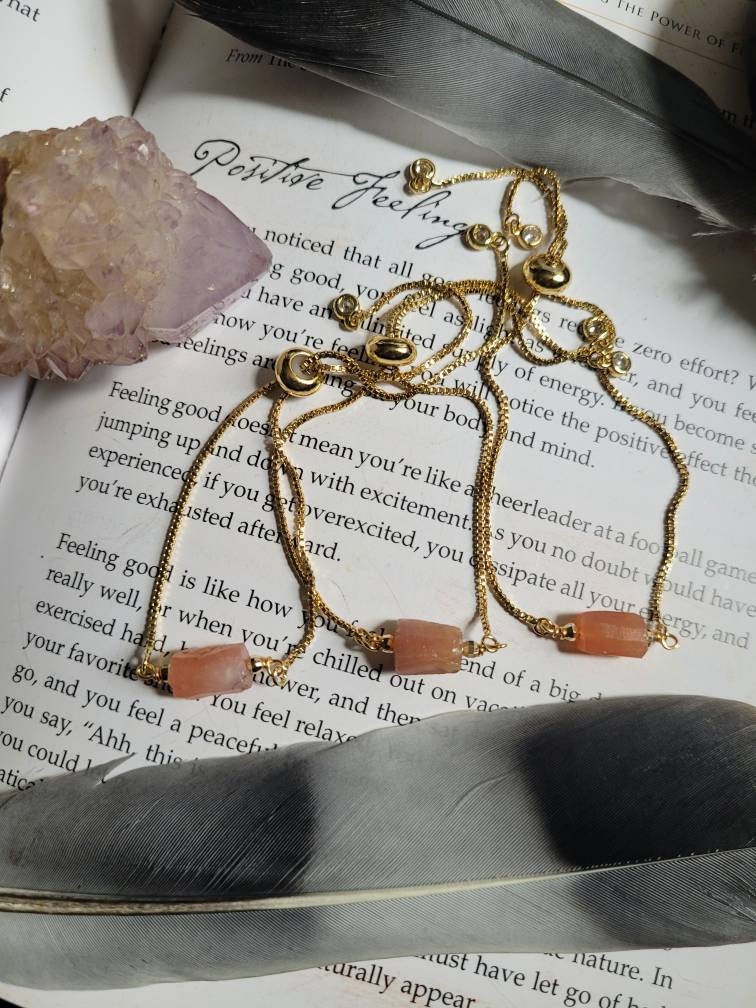 Carnelian Adjustable Minimalist Bracelet