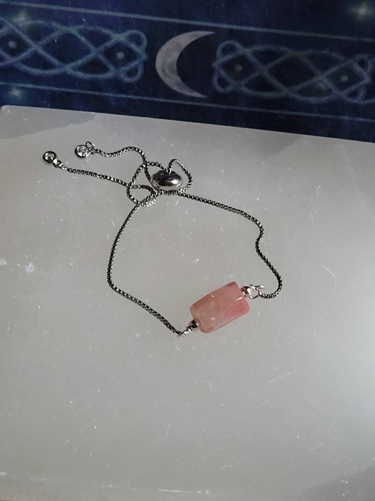 Carnelian Adjustable Minimalist Bracelet