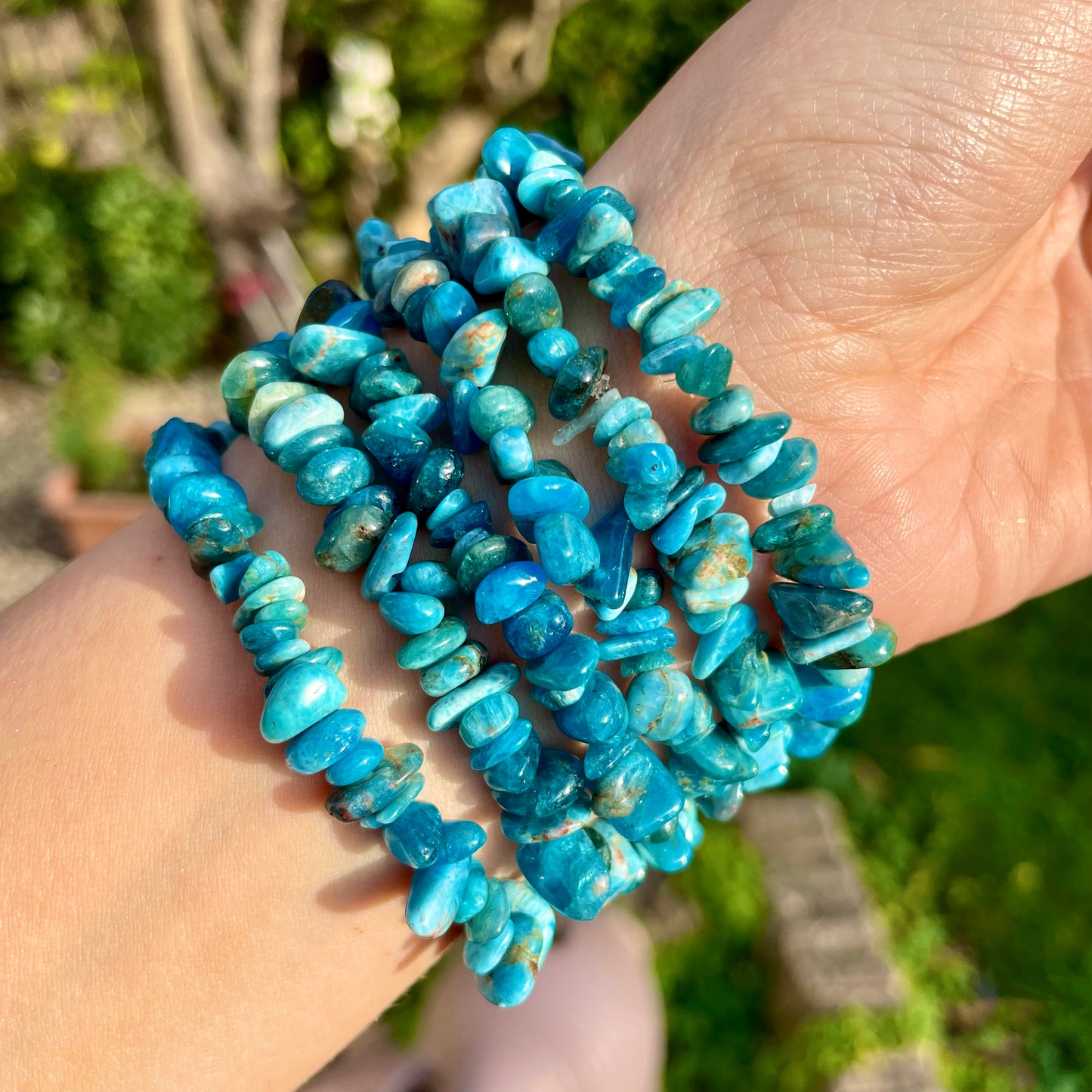 Apatite Chip Bracelets 🦋🦋🦋