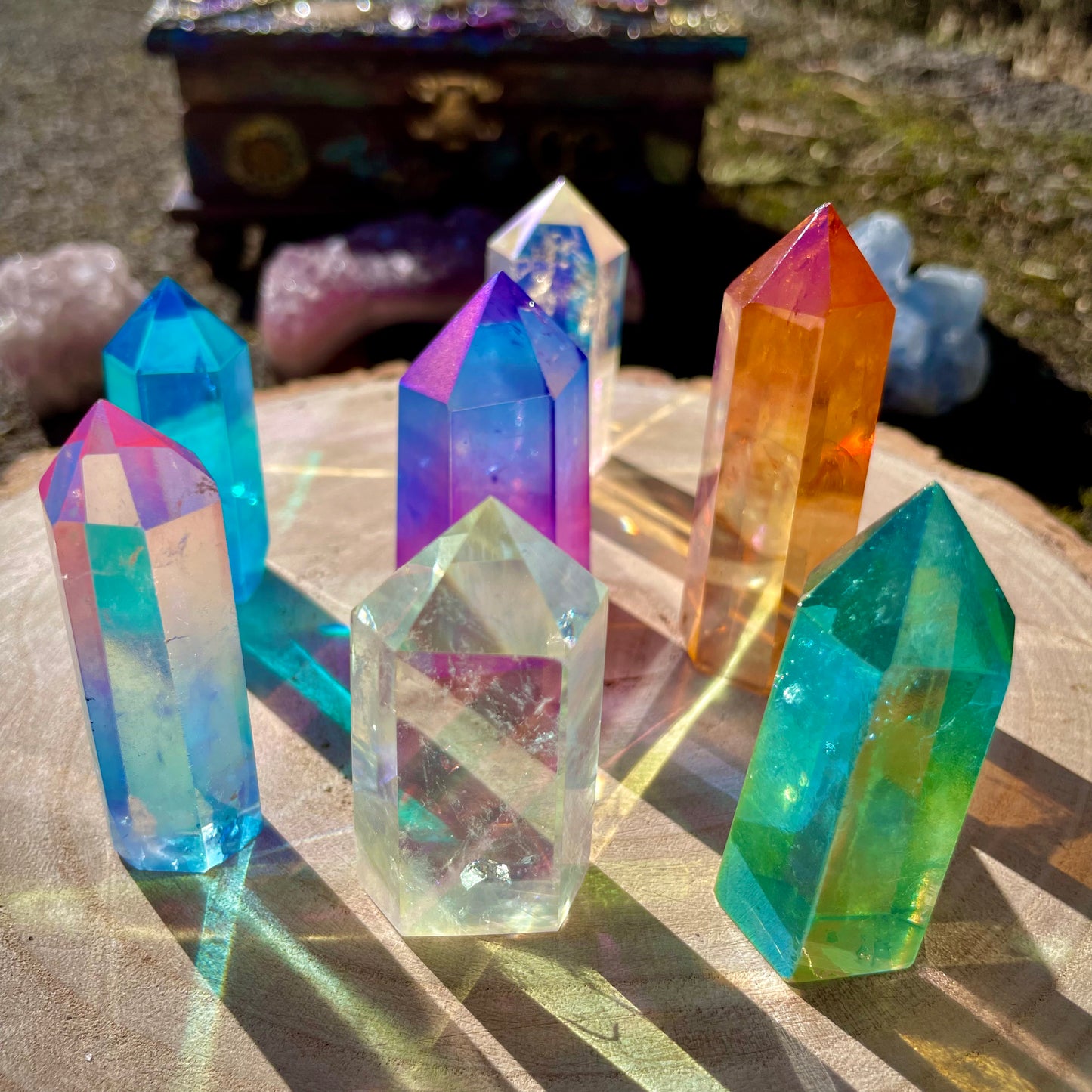 Let The Universe Decide Your Aura Crystal 🤩🪐🧡💖💜💚💙