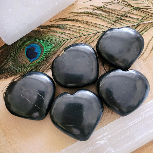Shungite Hearts 6cm