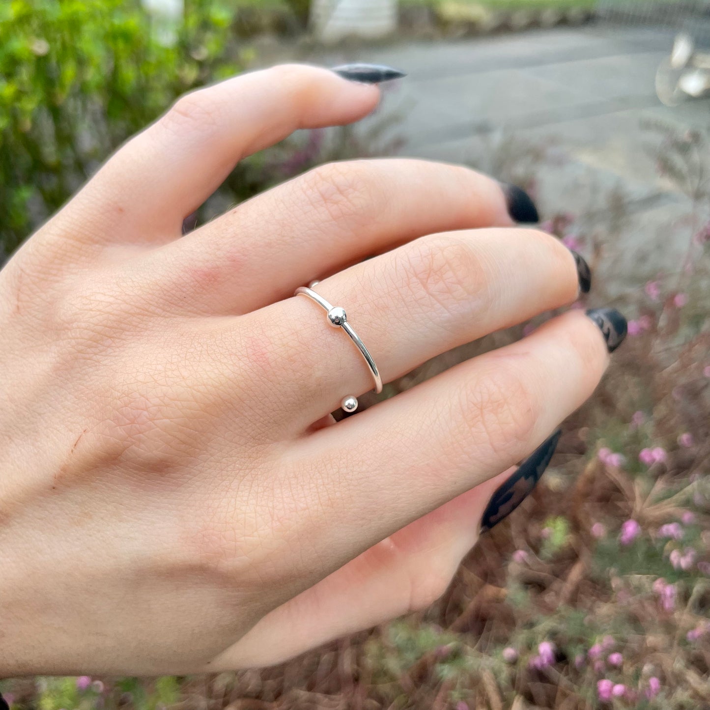 Sterling Silver Adjustable Fidget Ring