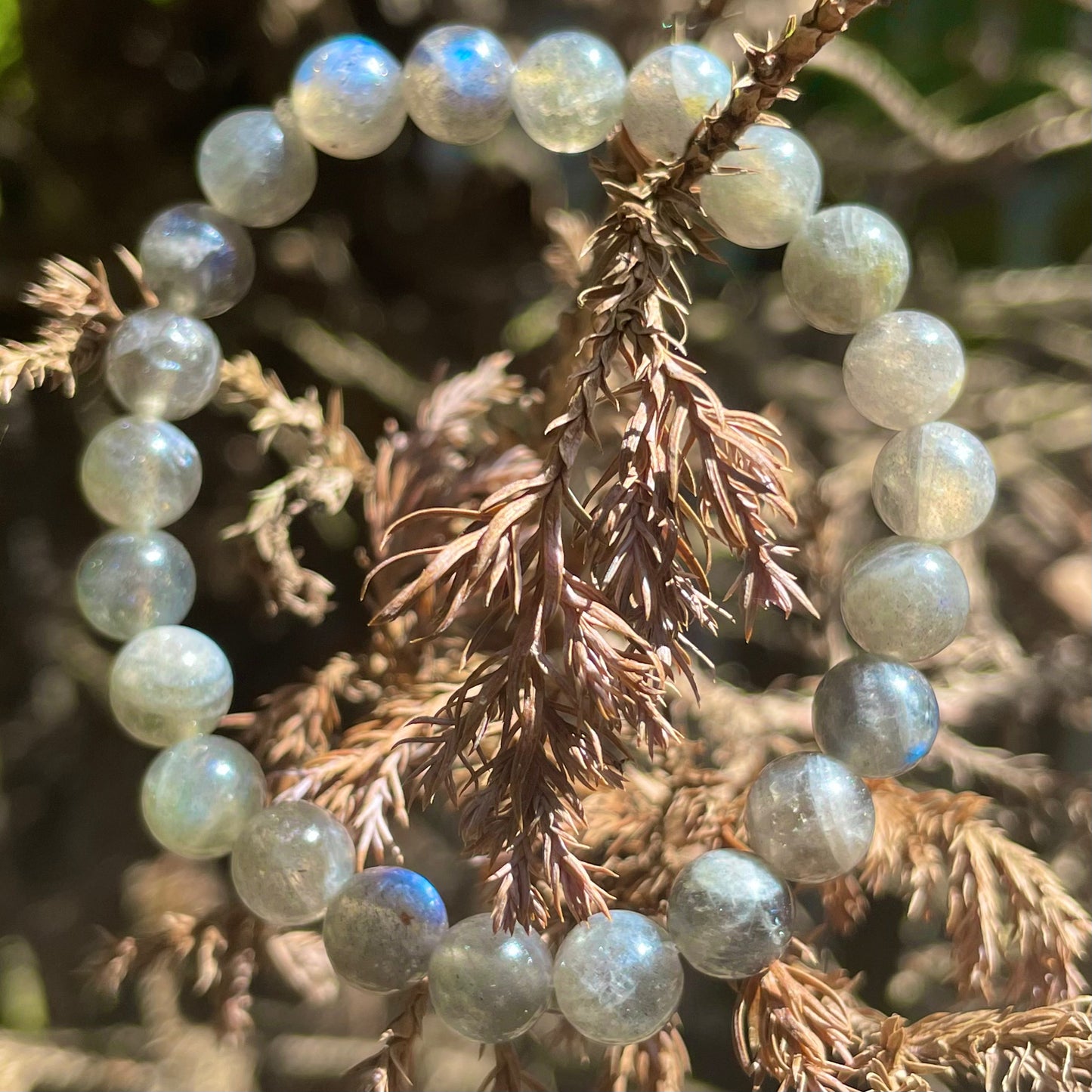Labradorite Beaded Bracelet 🧿✨