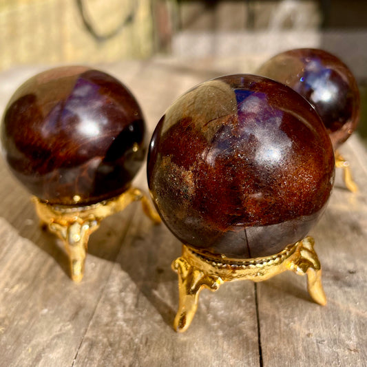 Red Garnet Sphere with Stand 🔥❤️‍🔥😍