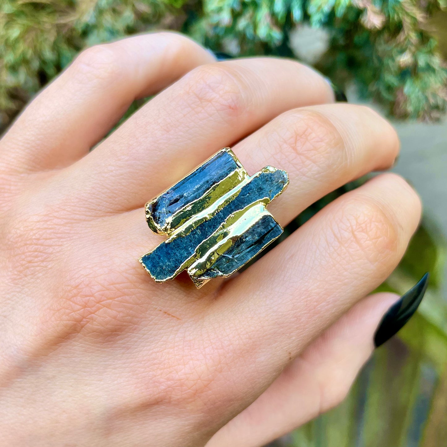 Kyanite Three Strip Rings 🦋👼🤍✨