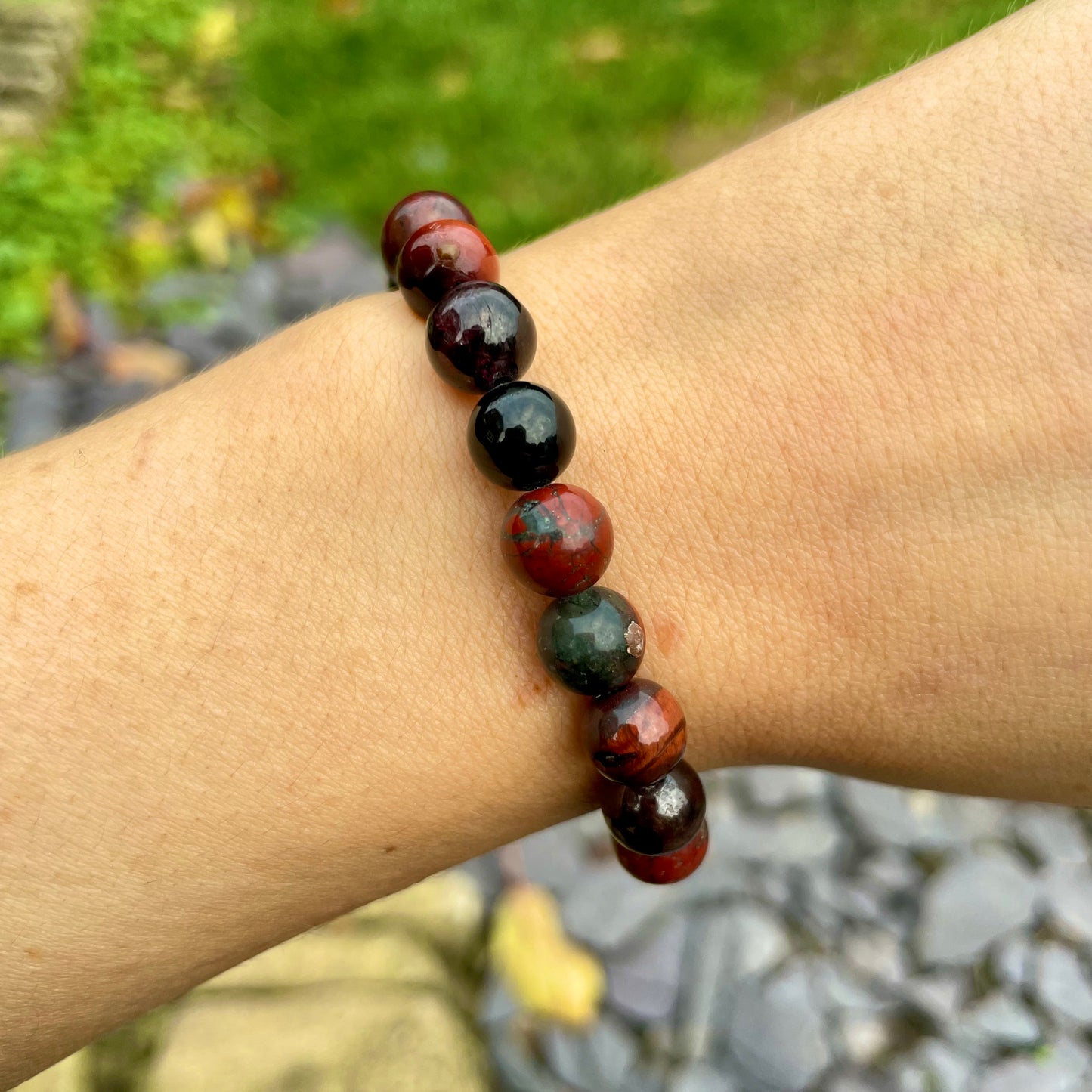 Root Chakra Aligning Beaded Bracelet