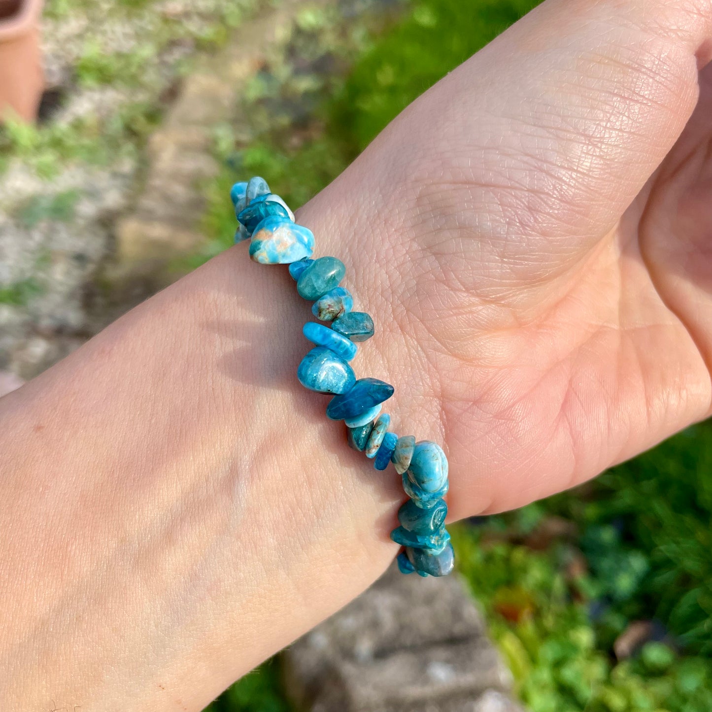 Apatite Chip Bracelets 🦋🦋🦋