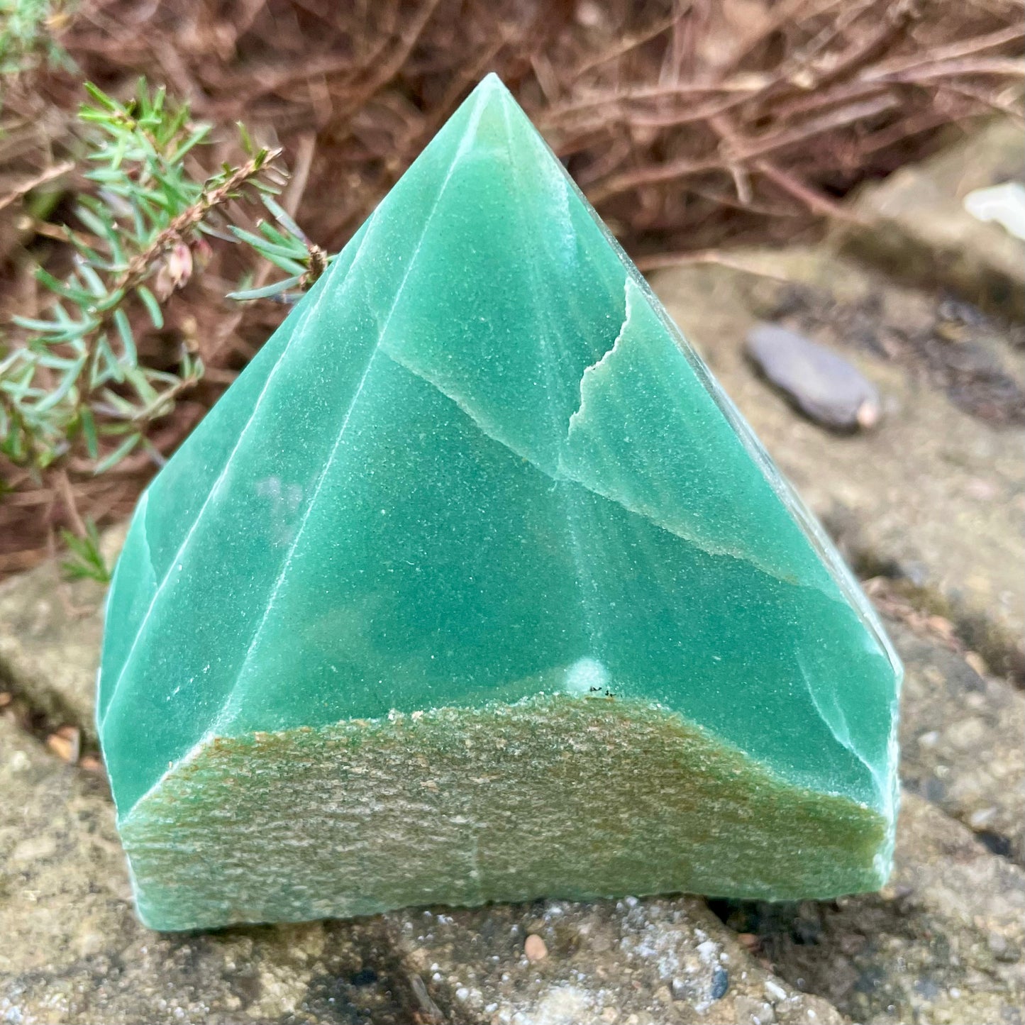 Green Aventurine Half Polished Points 300-350g
