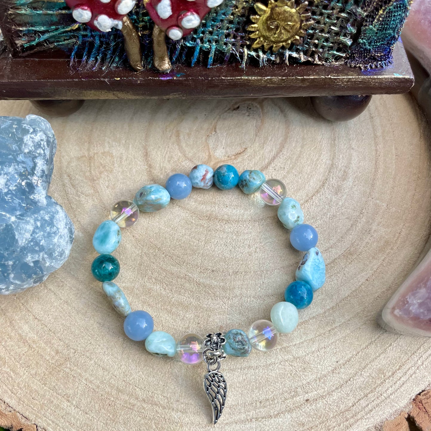 Connect With Angels Beaded Bracelet 👼💙