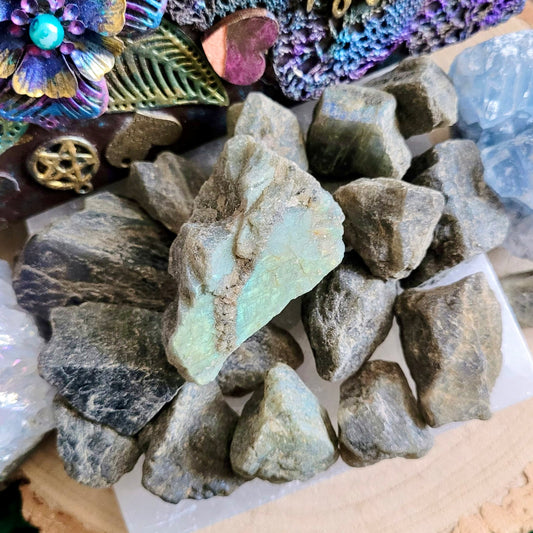 Labradorite Raw Stone Chunks