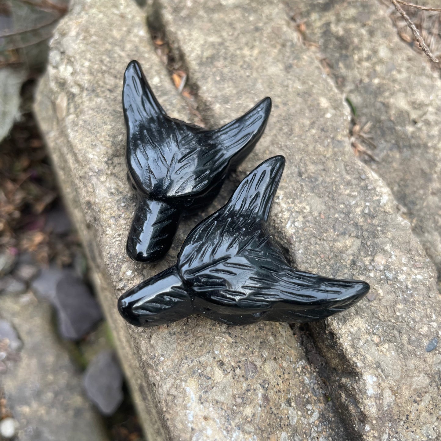 Black Obsidian Wolf Choker Necklace