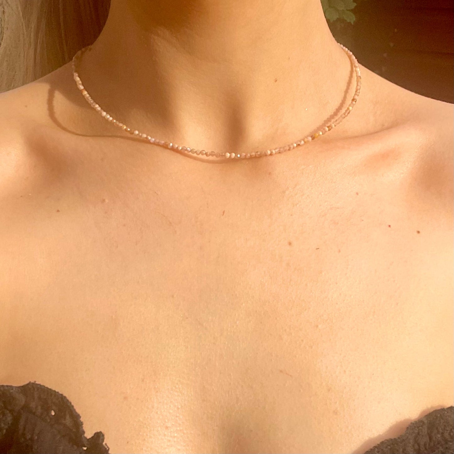 Sunstone Choker Necklace
