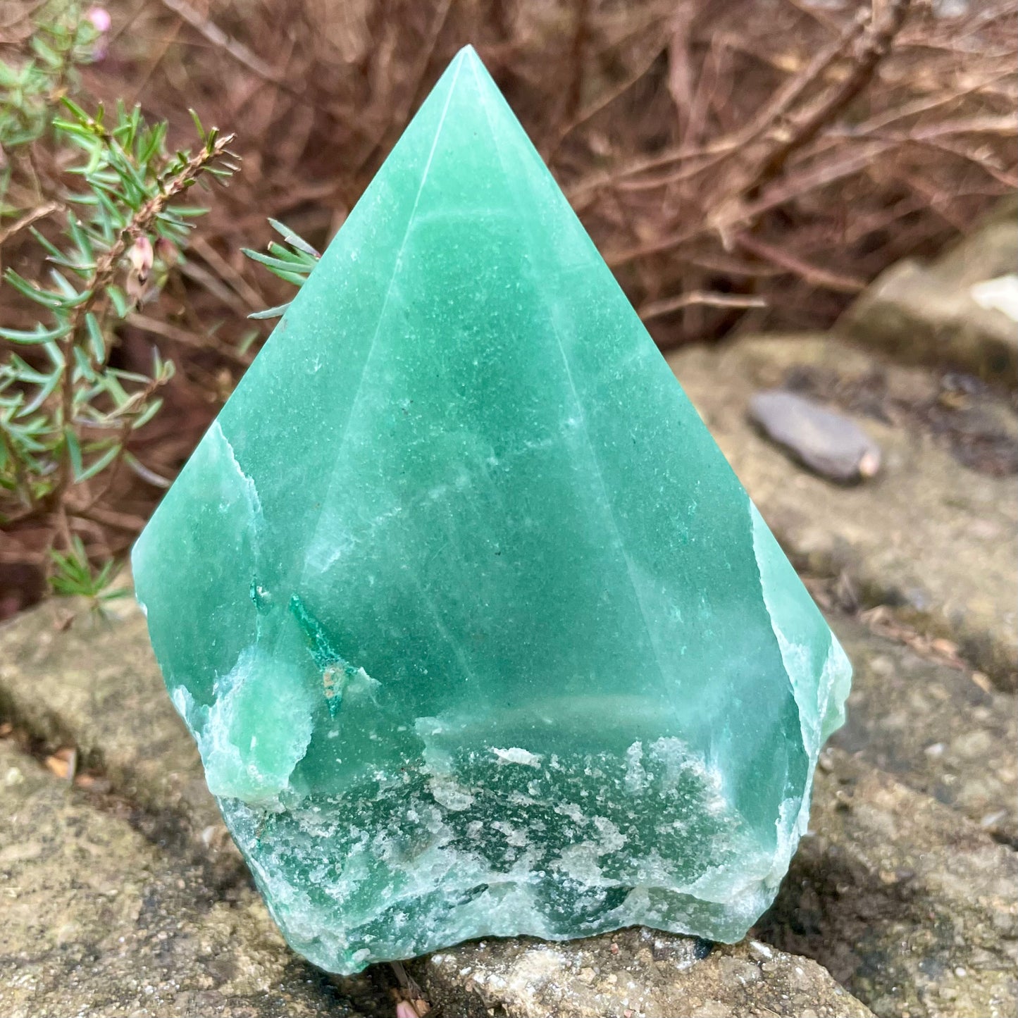 Green Aventurine Half Polished Points 300-350g