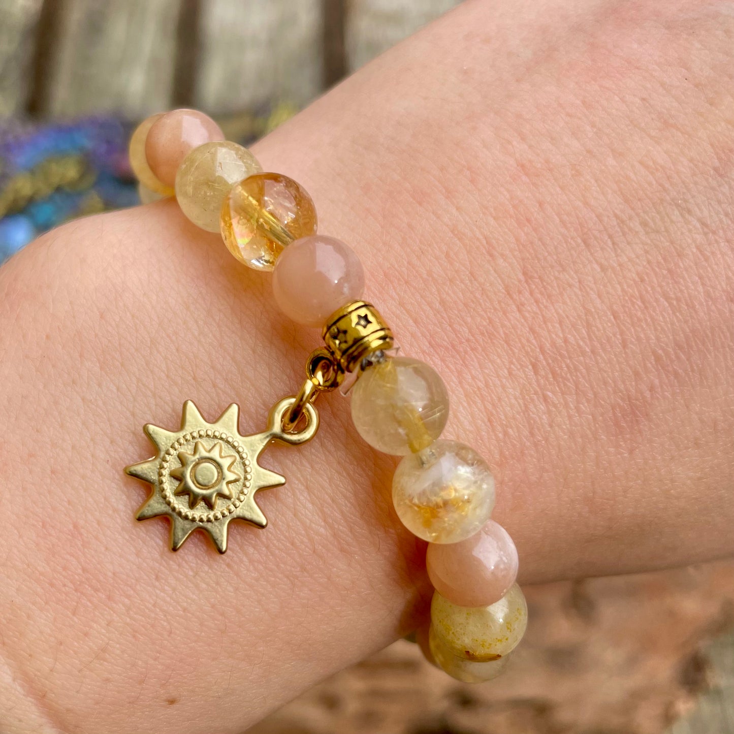 Connect With The Sun Beaded Bracelet 🌞💫💛
