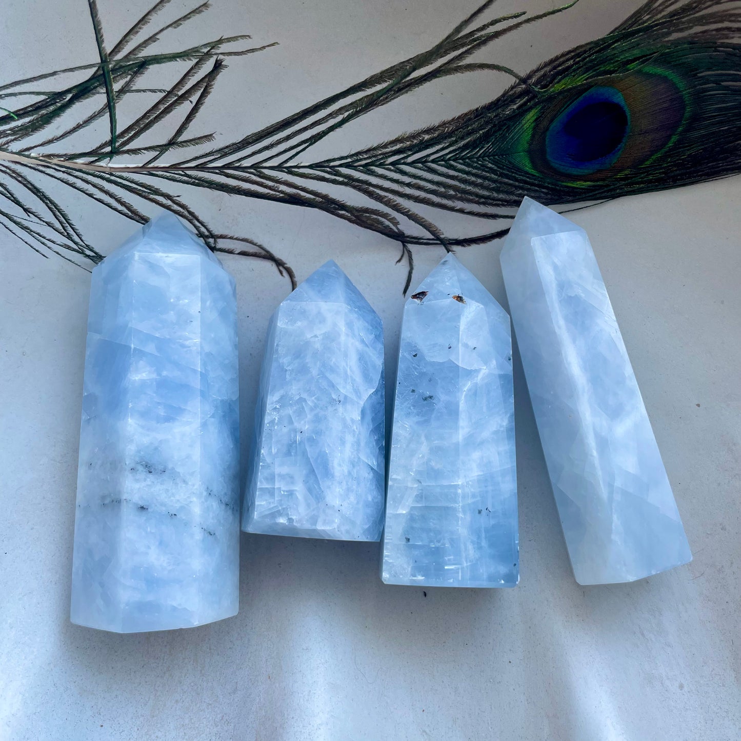 Blue Calcite Chunky Towers 💙