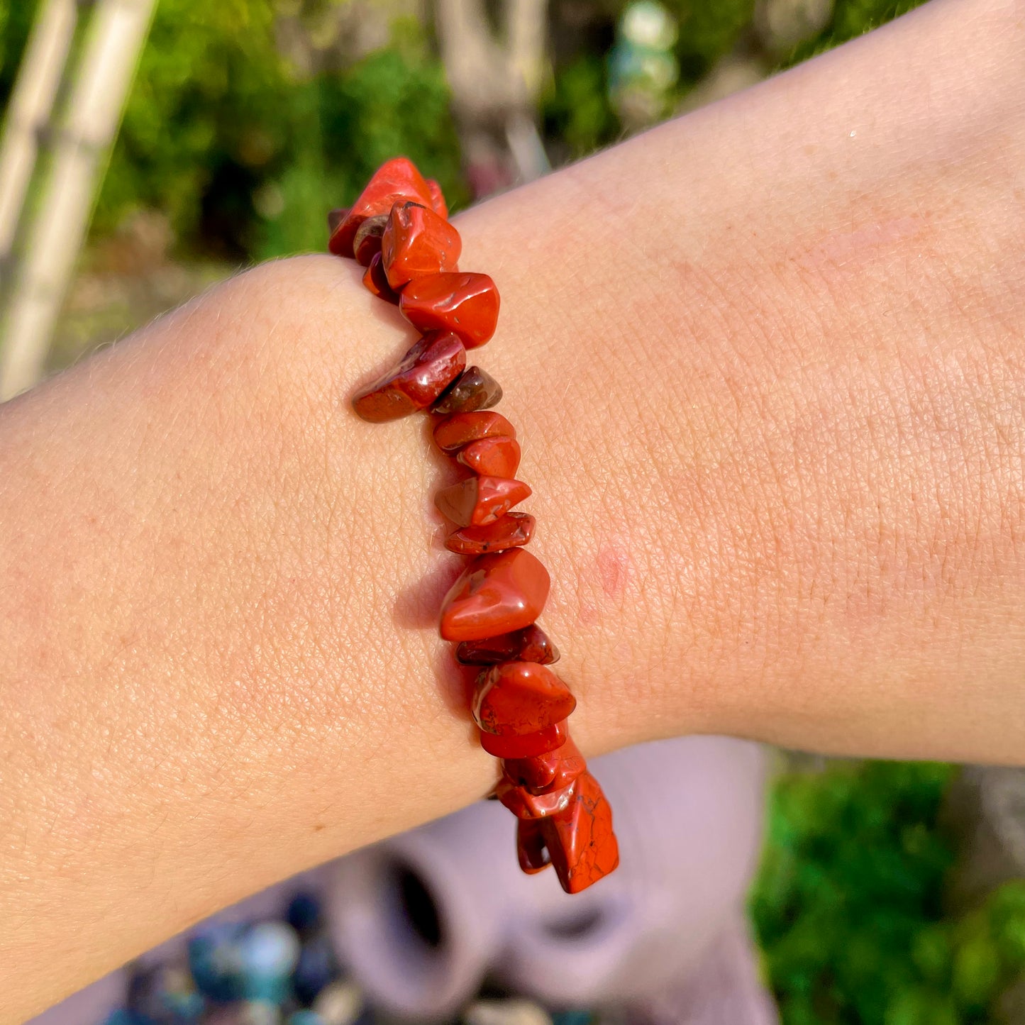 Red Jasper Chip Bracelets ❤️❤️❤️