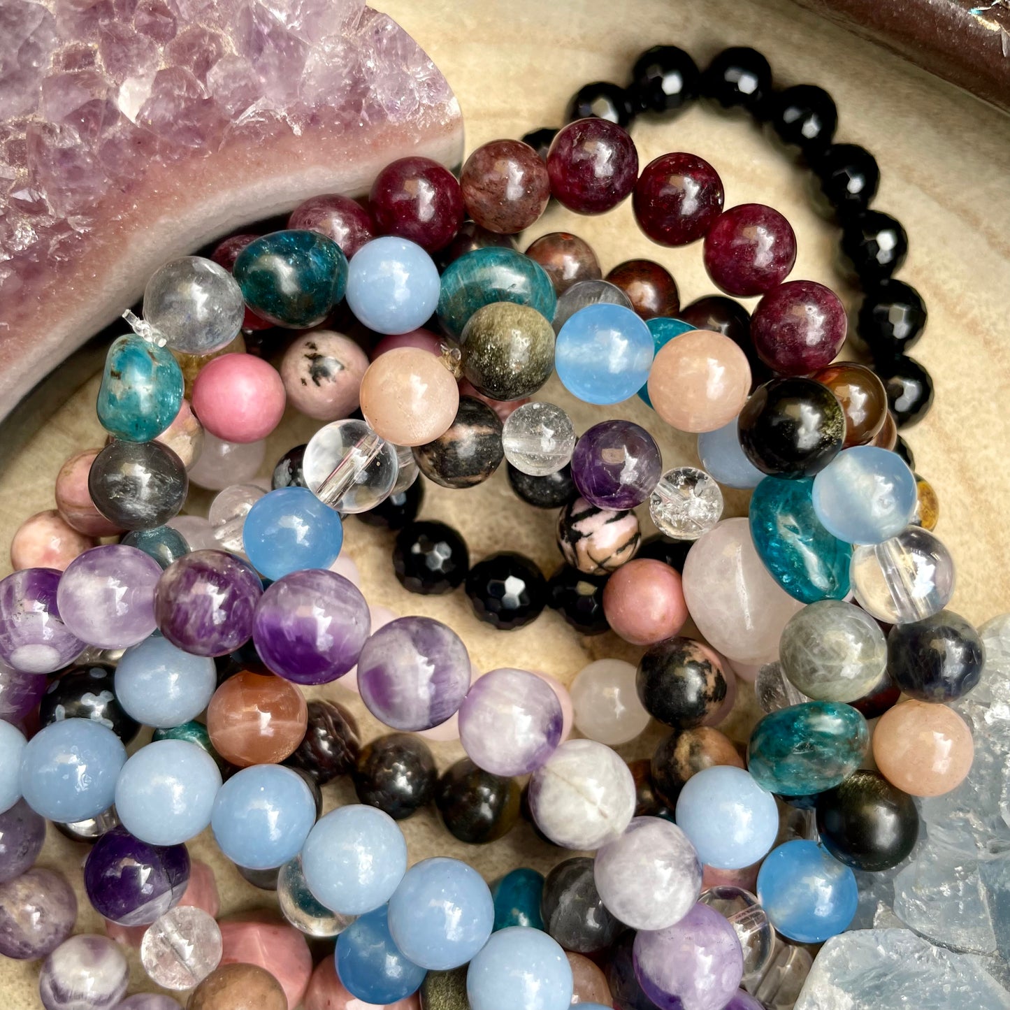 Custom Made Beaded Bracelet - Choose Your Own Crystals