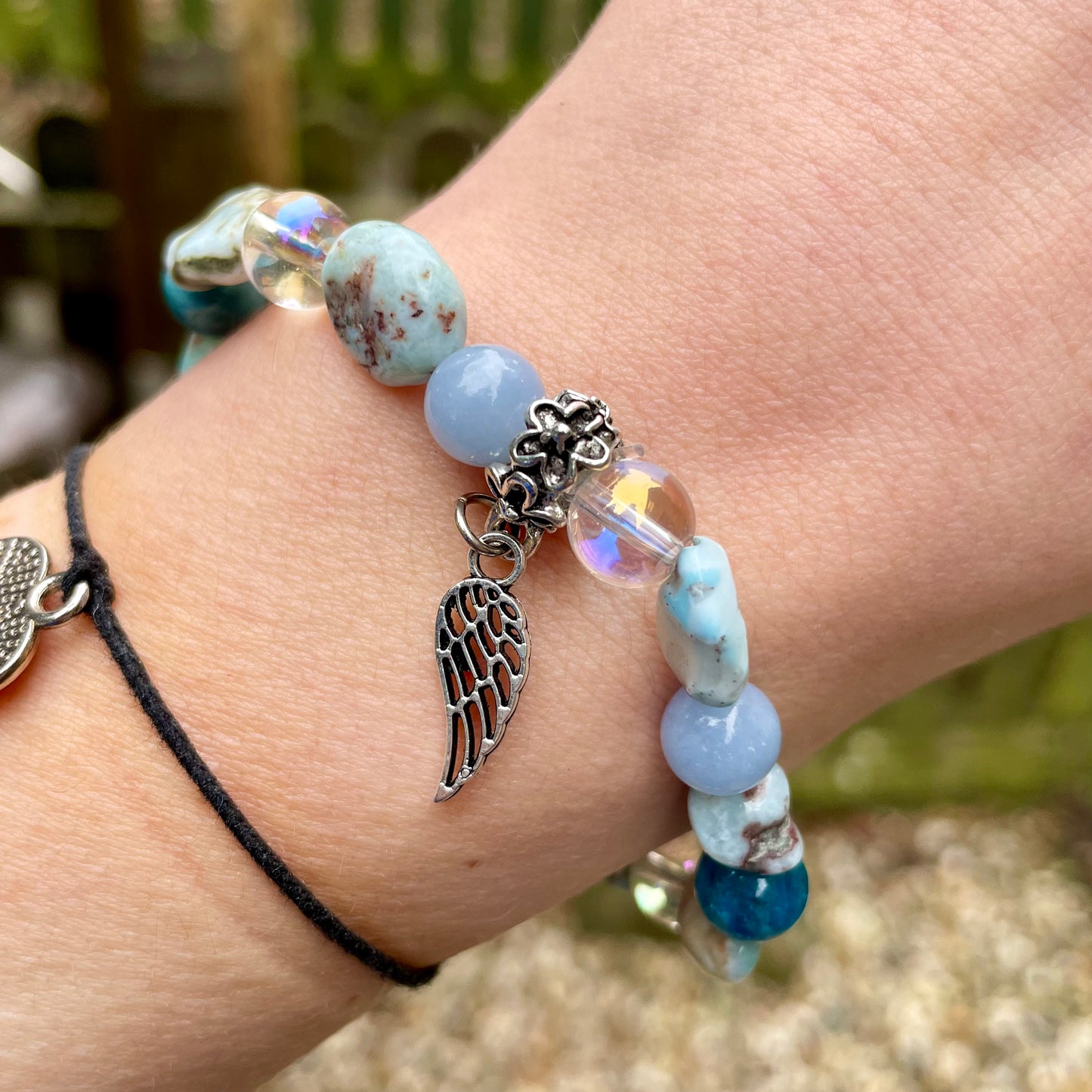 Connect With Angels Beaded Bracelet 👼💙
