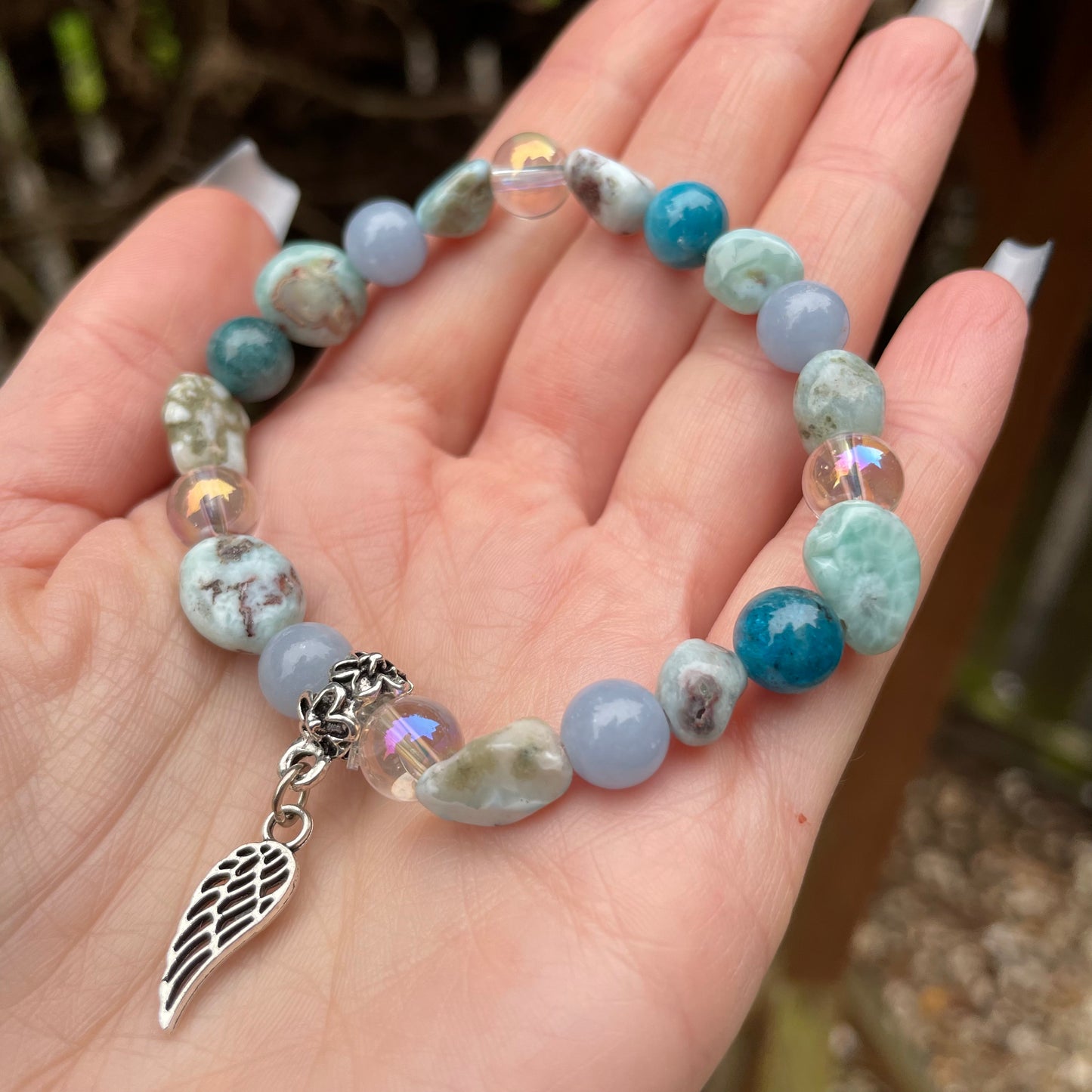Connect With Angels Beaded Bracelet 👼💙
