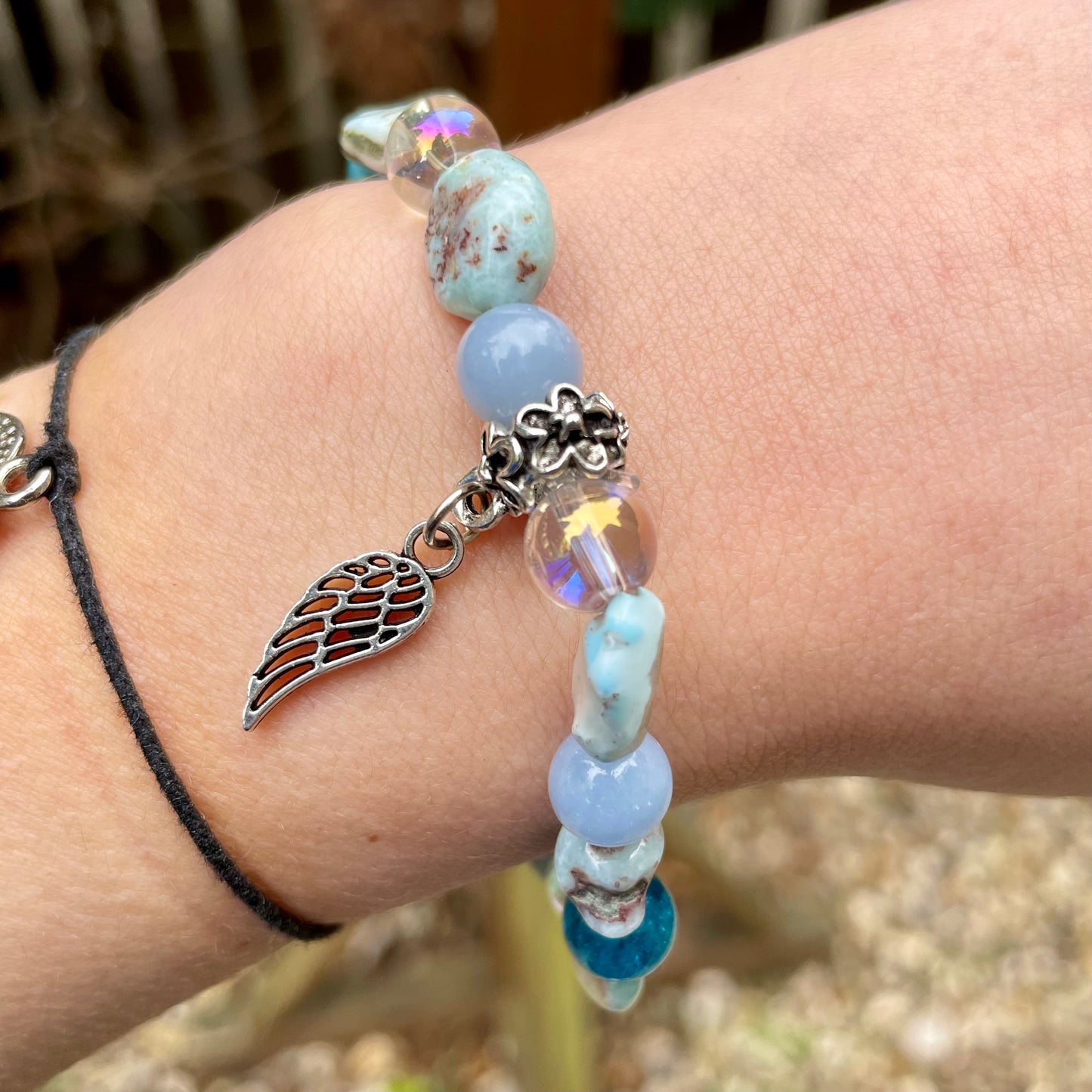 Connect With Angels Beaded Bracelet 👼💙
