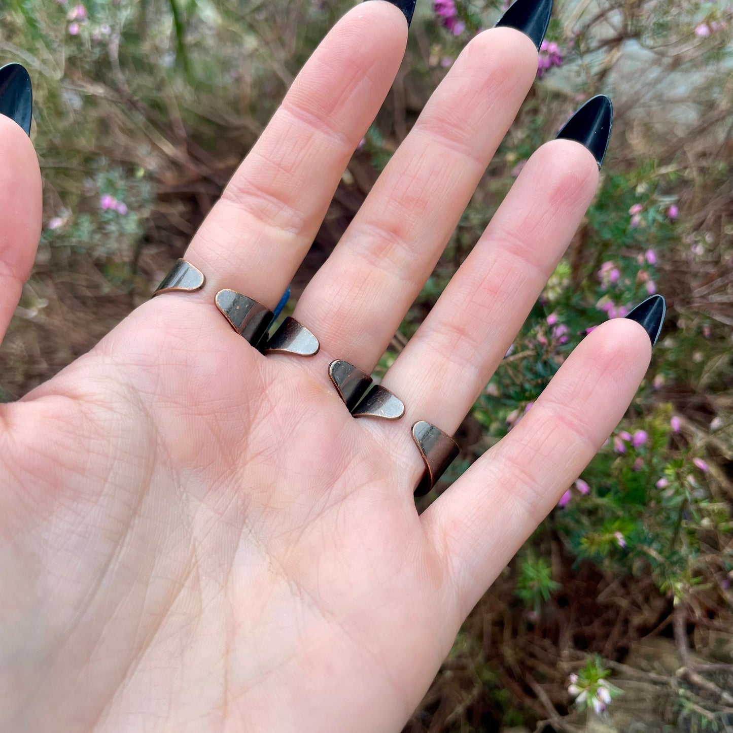 Kyanite Ring with Amethyst Raw Cluster 💜💙💜