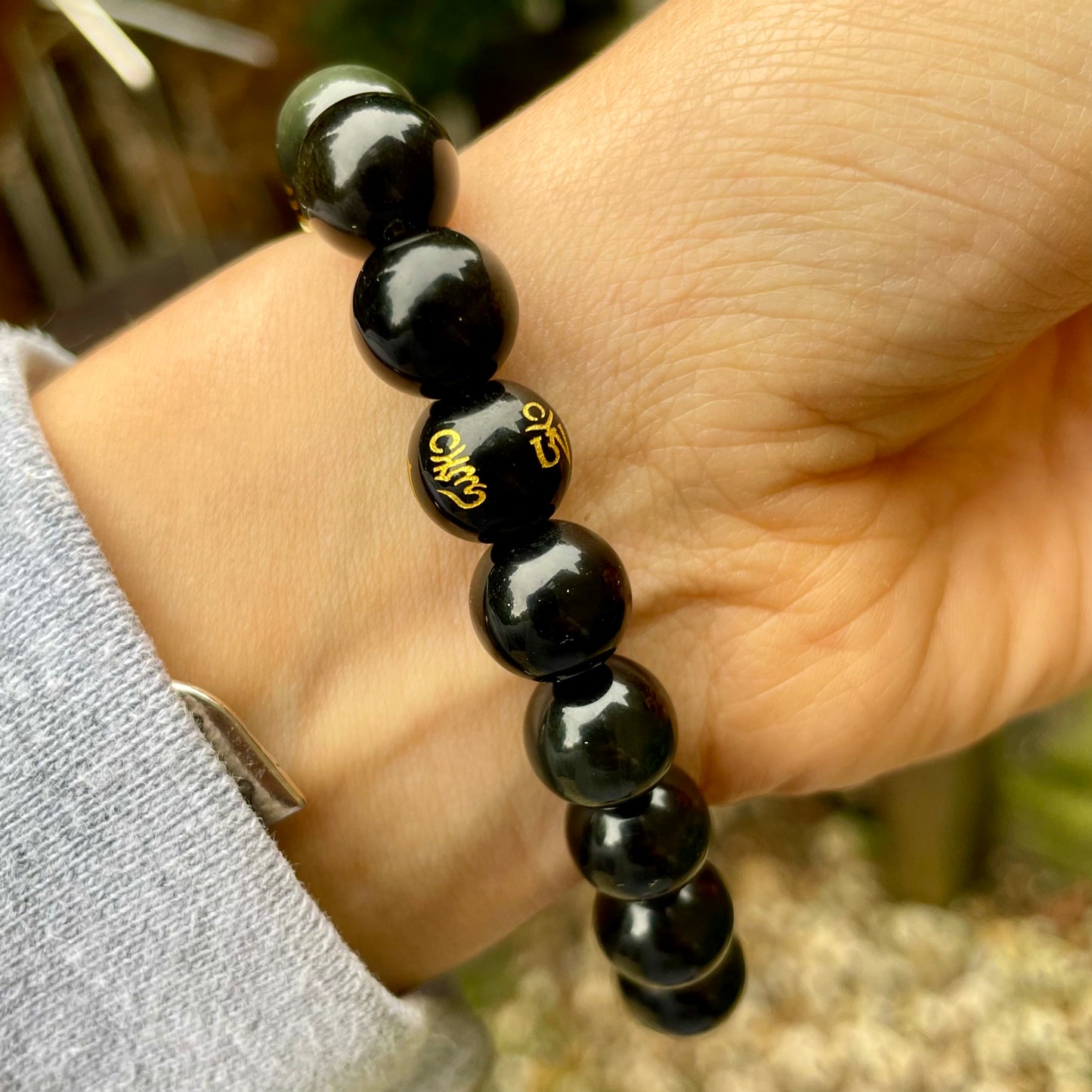 Black Obsidian Pixiu Feng Shui Beaded Bracelet 🐉🖤