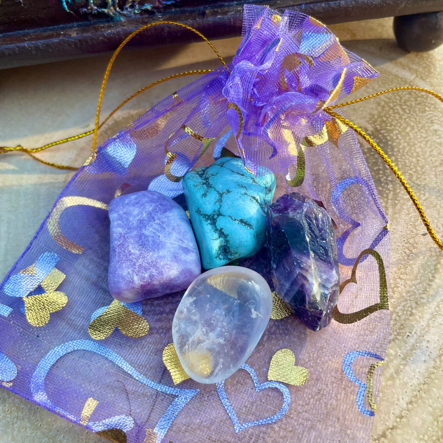 Worry & Stress Relief Crystal Kit 💜