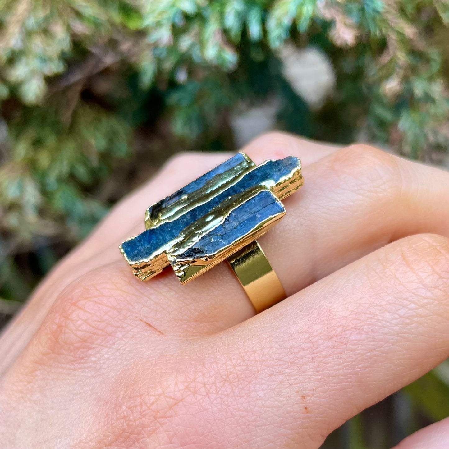 Kyanite Three Strip Rings 🦋👼🤍✨