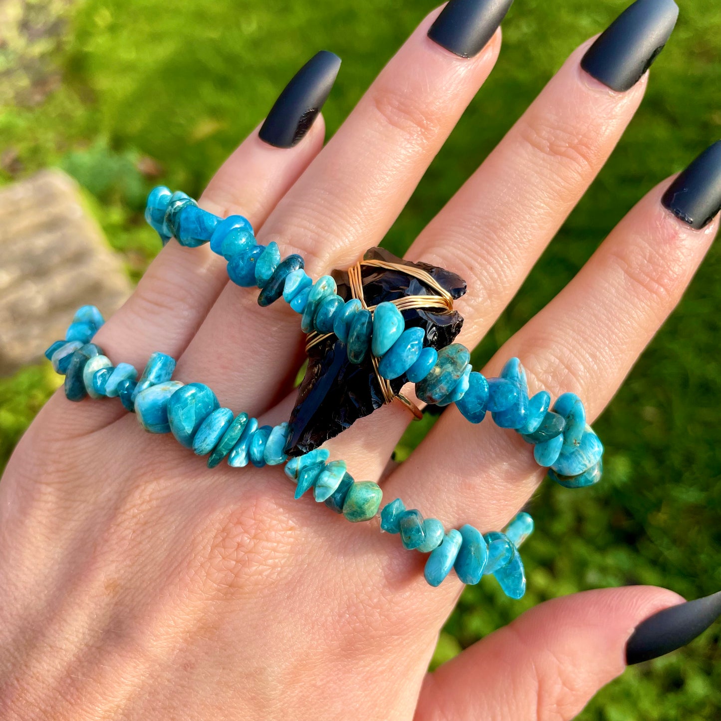 Apatite Chip Bracelets 🦋🦋🦋
