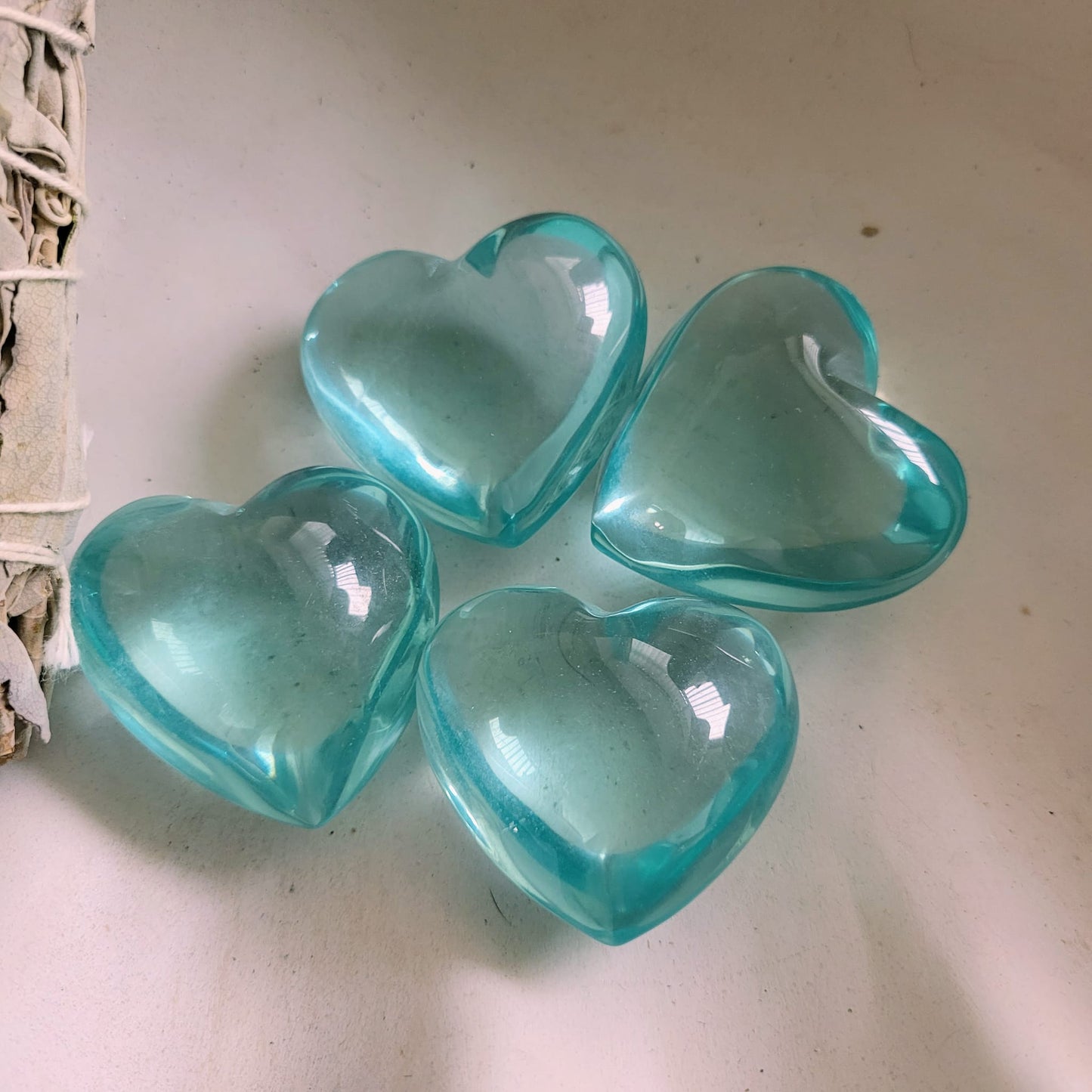 Blue Obsidian Juicy Hearts 4-5cm