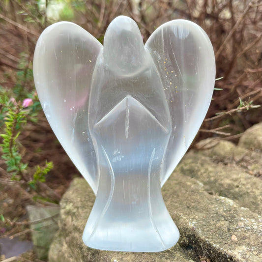 Selenite Carved Angel 3 Inches