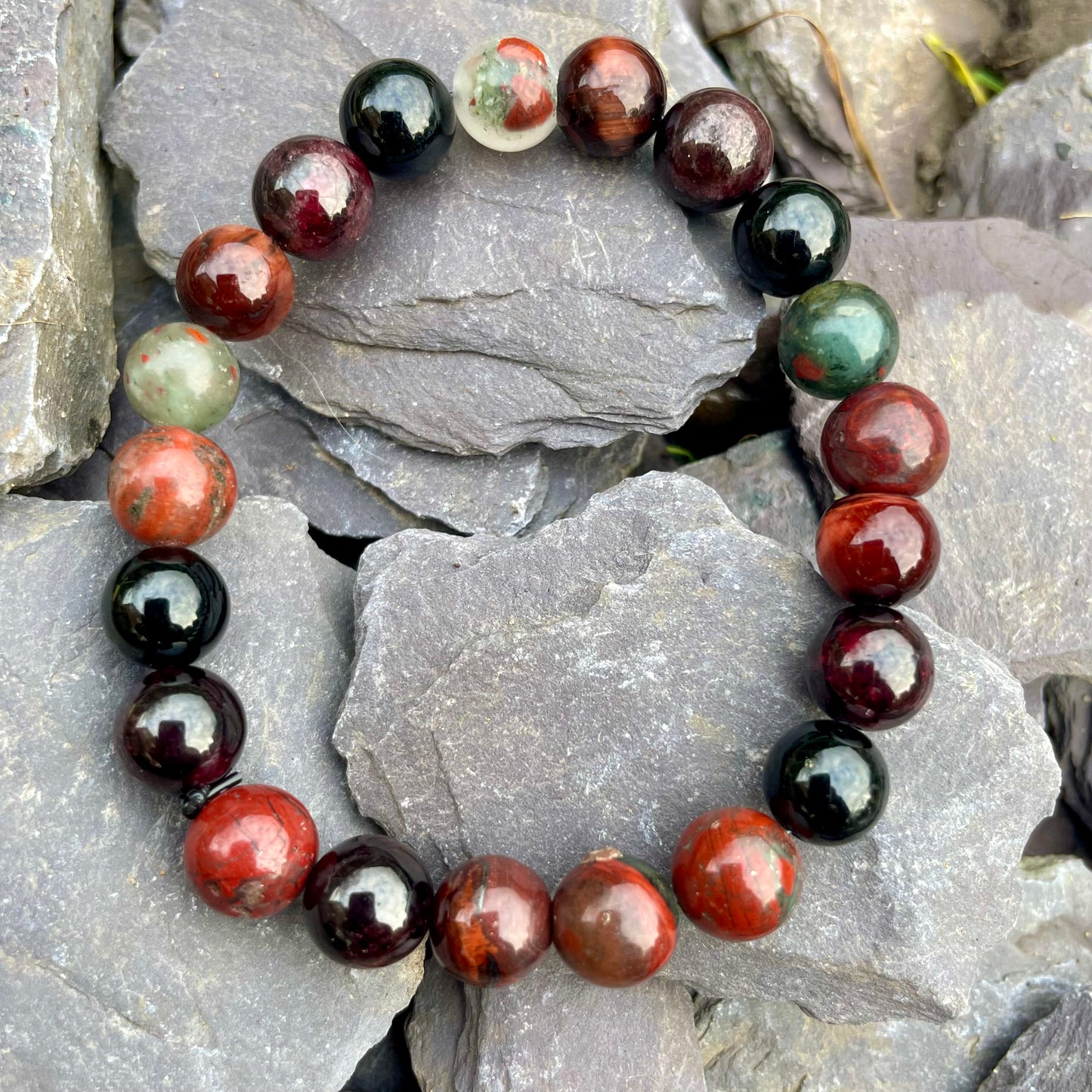 Root Chakra Aligning Beaded Bracelet