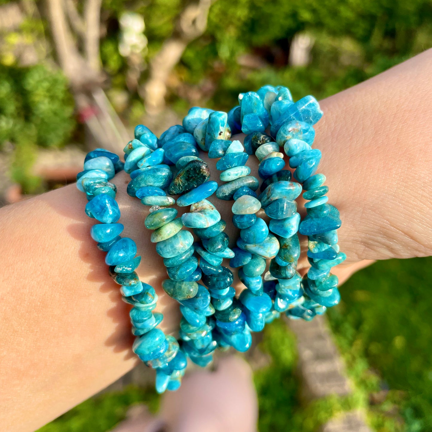 Apatite Chip Bracelets 🦋🦋🦋
